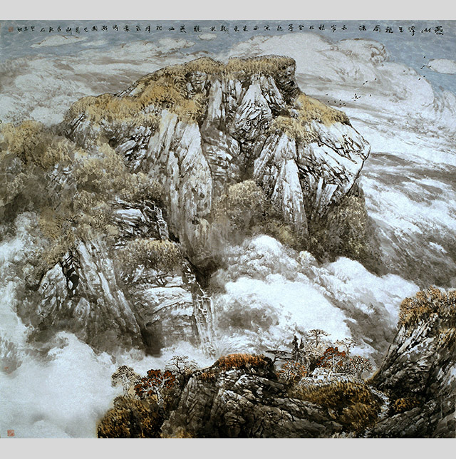 燕山浮玉秋高洁-师恩钊