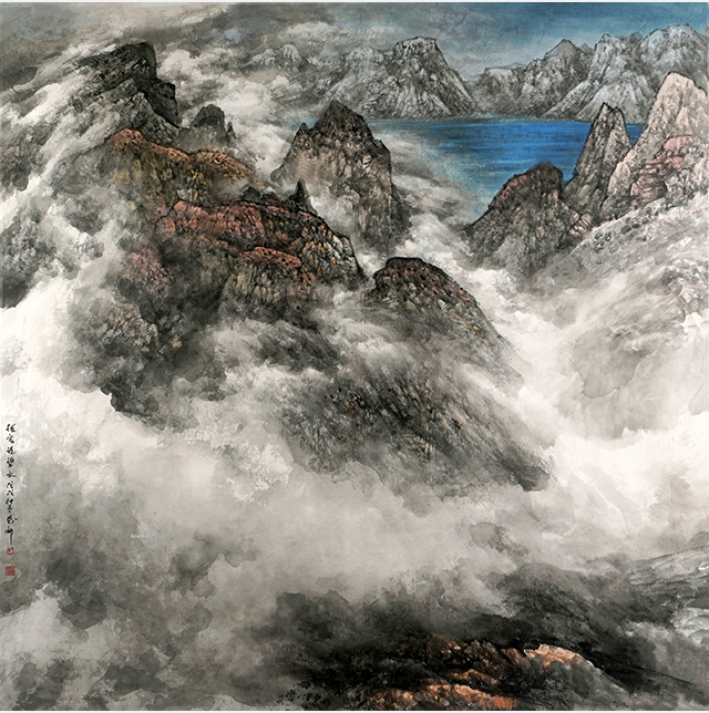 拨云现碧水-师恩钊